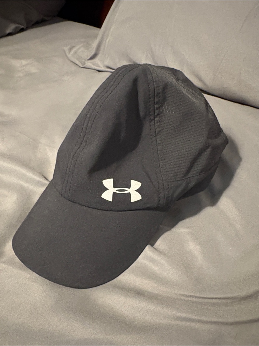 Under Armour Black Baseball Cap with White Logo